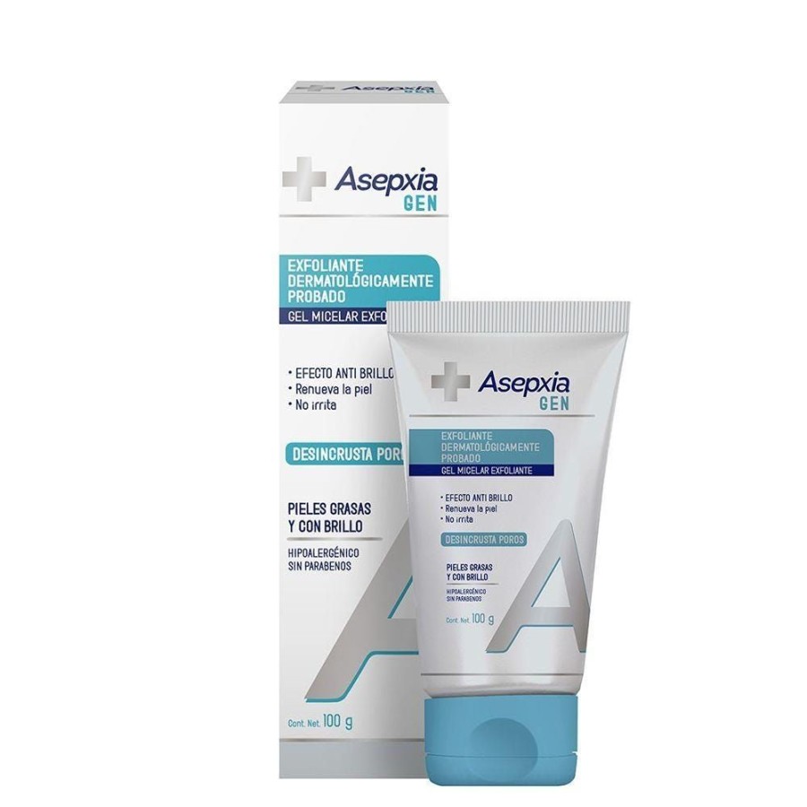 Asepxia GEN Limpiador facial diario para piel grasa, 6.7 onzas